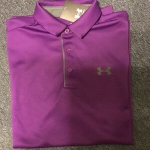 Under Armour Men's Polo in Vibrant Purple
